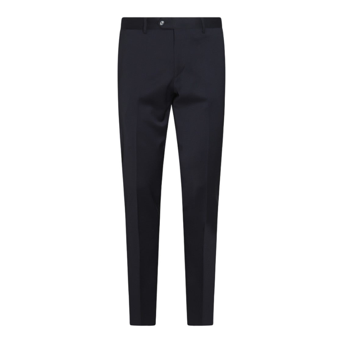 Lardini Tailored Black Trousers With Flat Front And Slim Fit