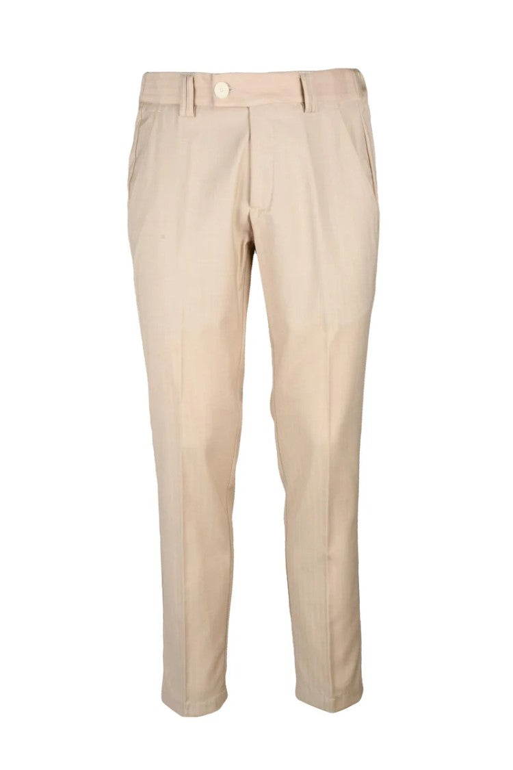 Ungaro Classic Viscose Stretch Trousers - Beige