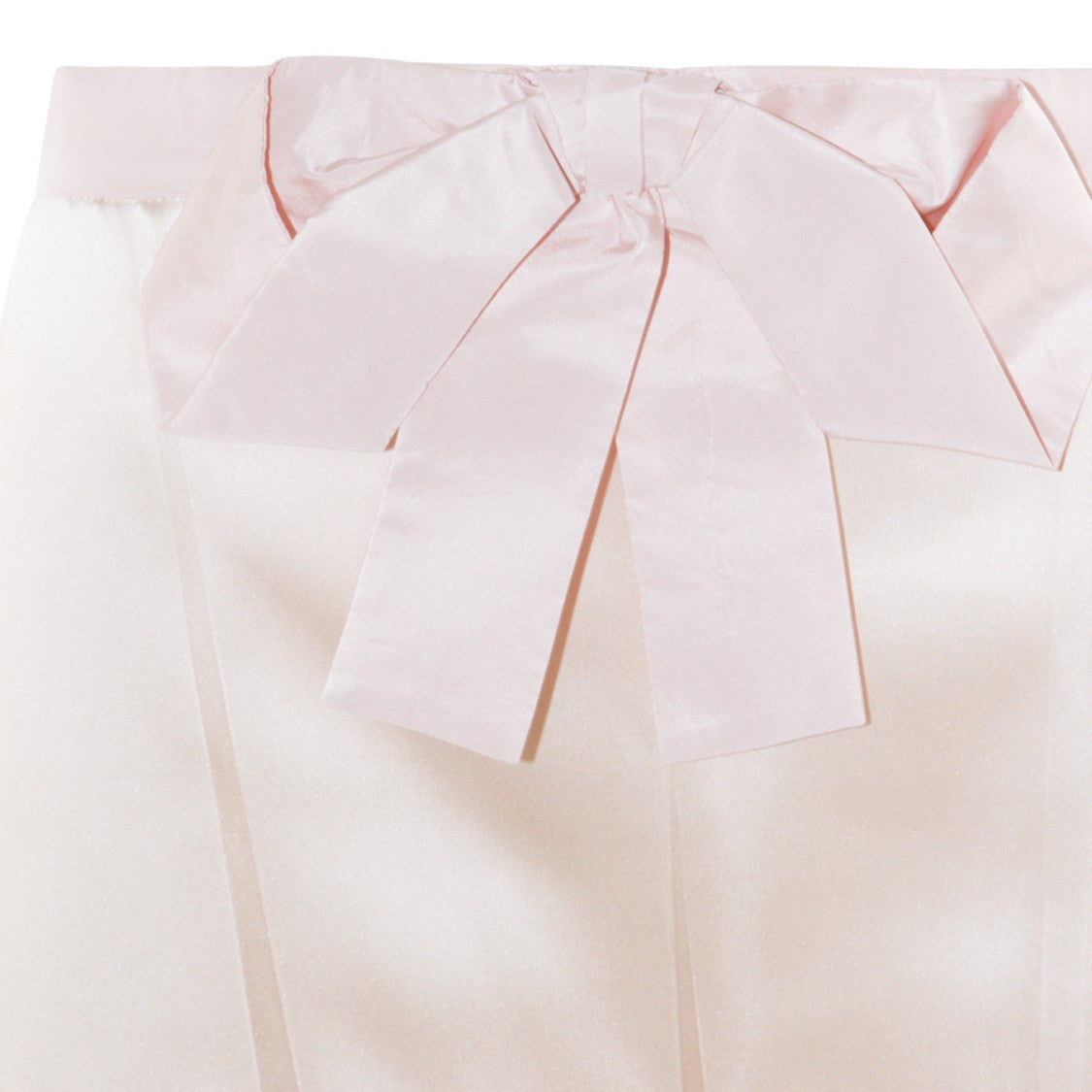 Valentino Champagne Silk Skirt