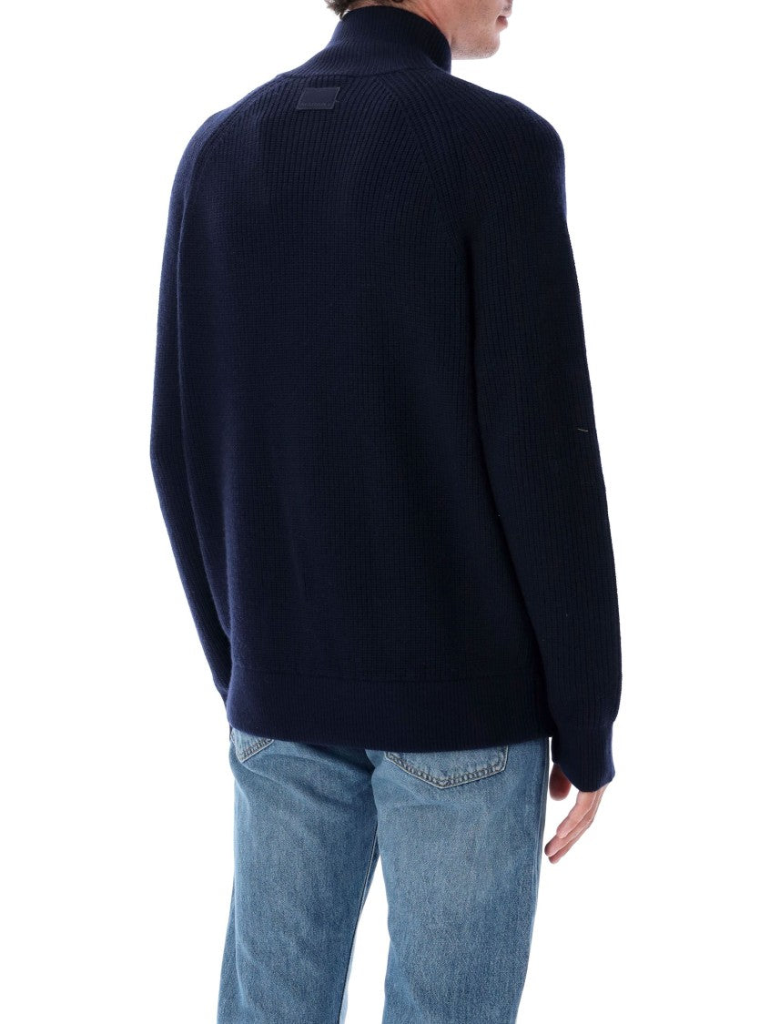 Isabel Marant Benet Ribbed High Collar Knit Sweater