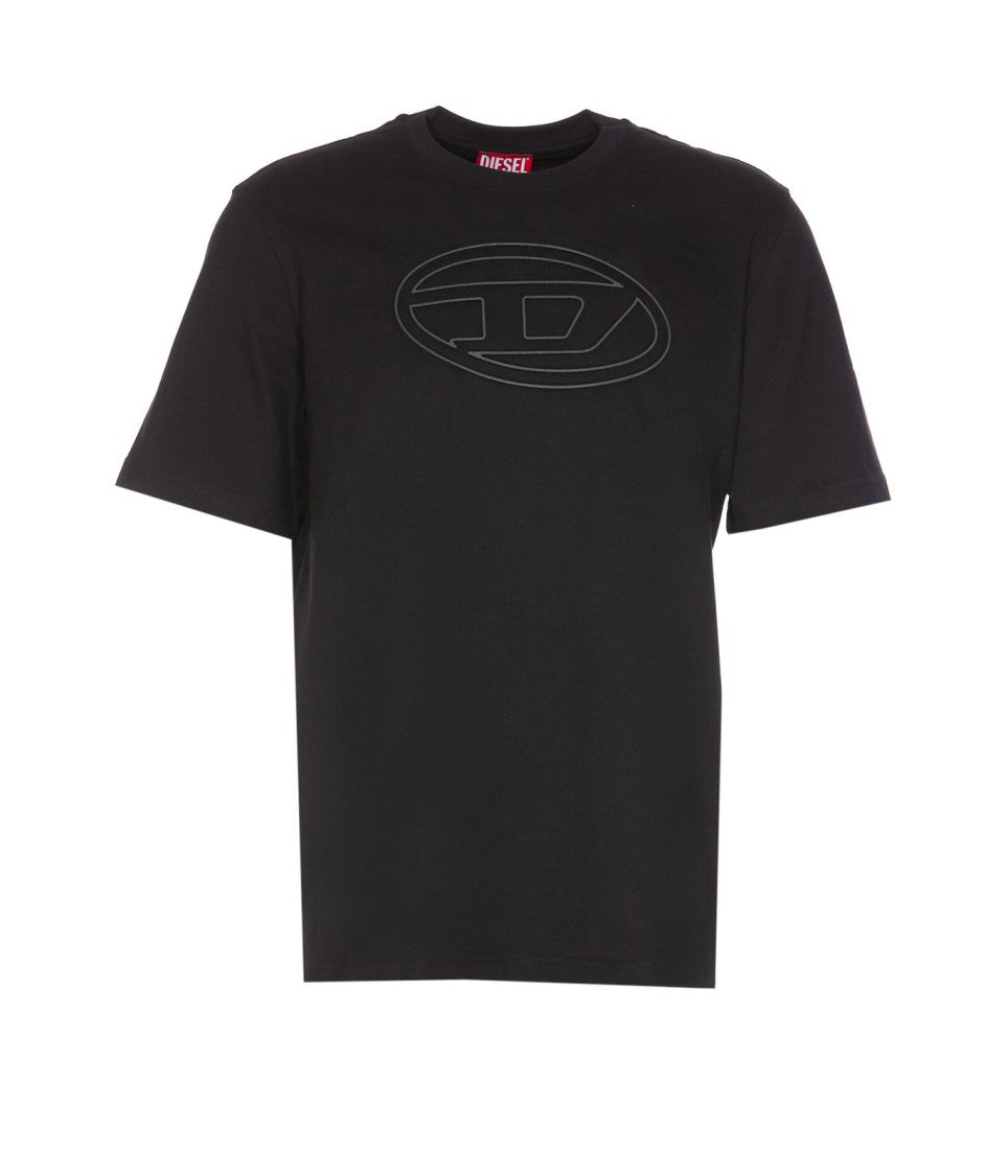 Diesel Black Crew Neck T-Shirt