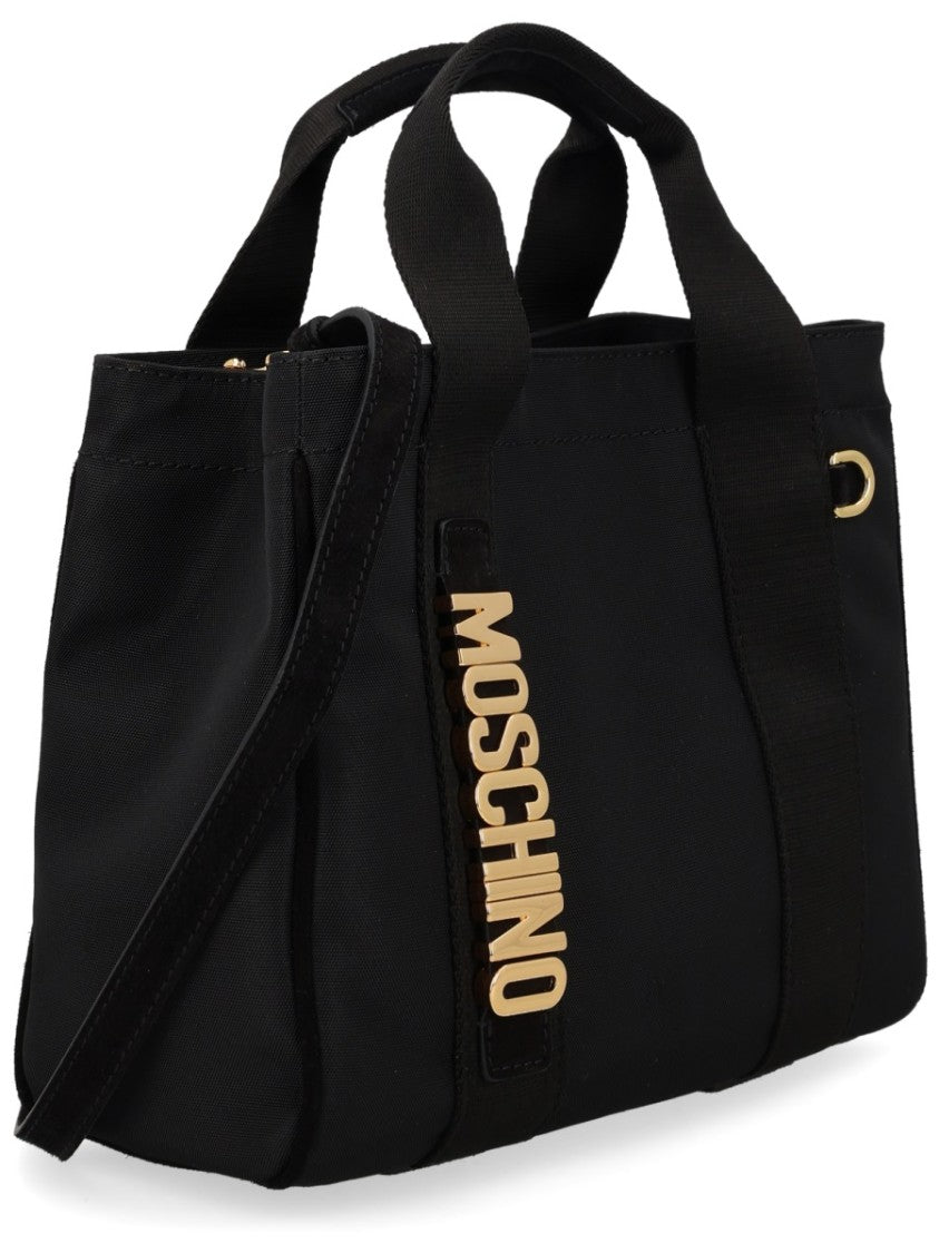 Moschino Carry Me Structured Vertical Tote Bag