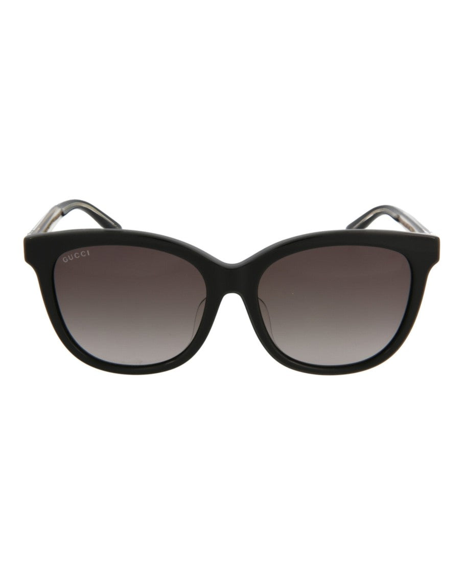 Gucci Square-Frame Acetate Sunglasses With Gradient Tint