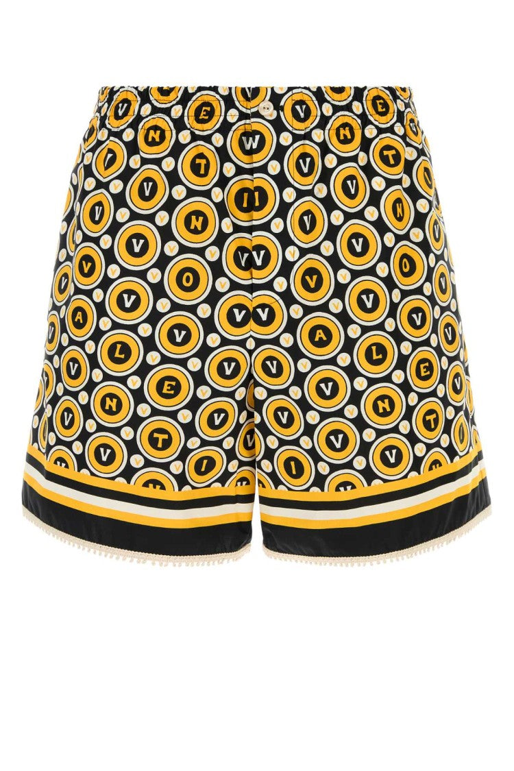 Valentino Garavani Printed Poplin Bermuda Shorts
