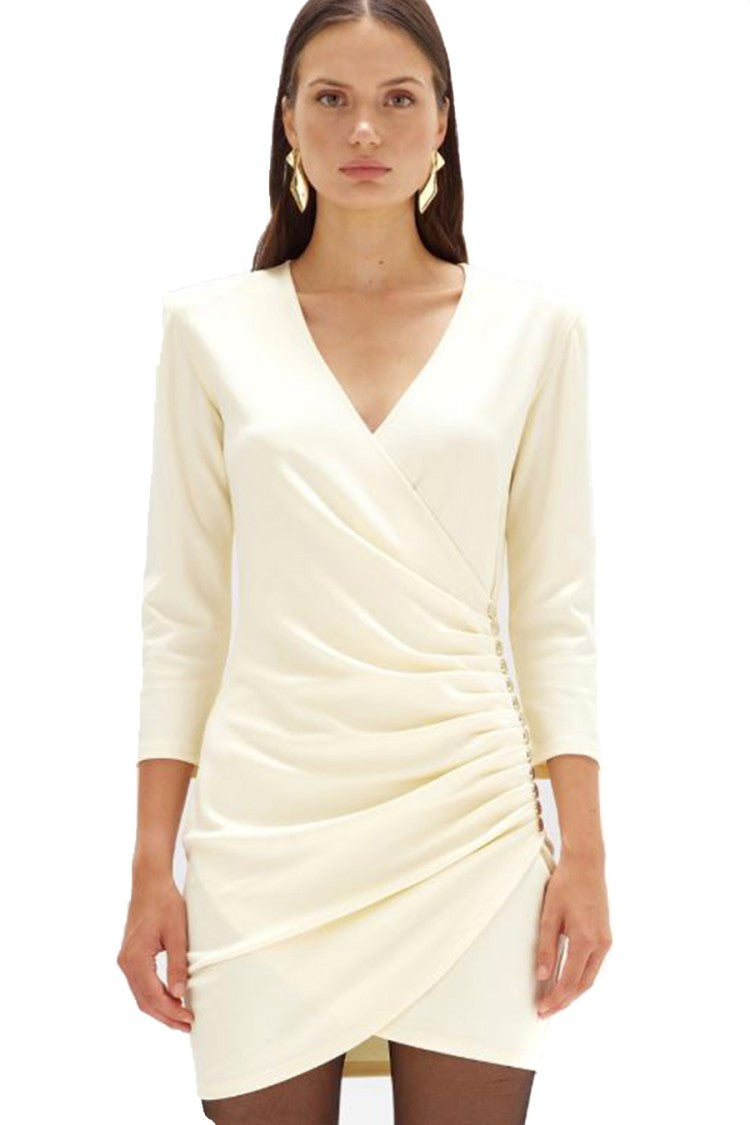 Blugirl Wrap Dress With Deep V-Neckline