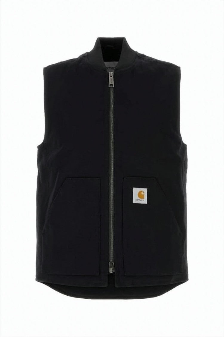 Carhartt Wip Padded Quilted Vest With High Collar