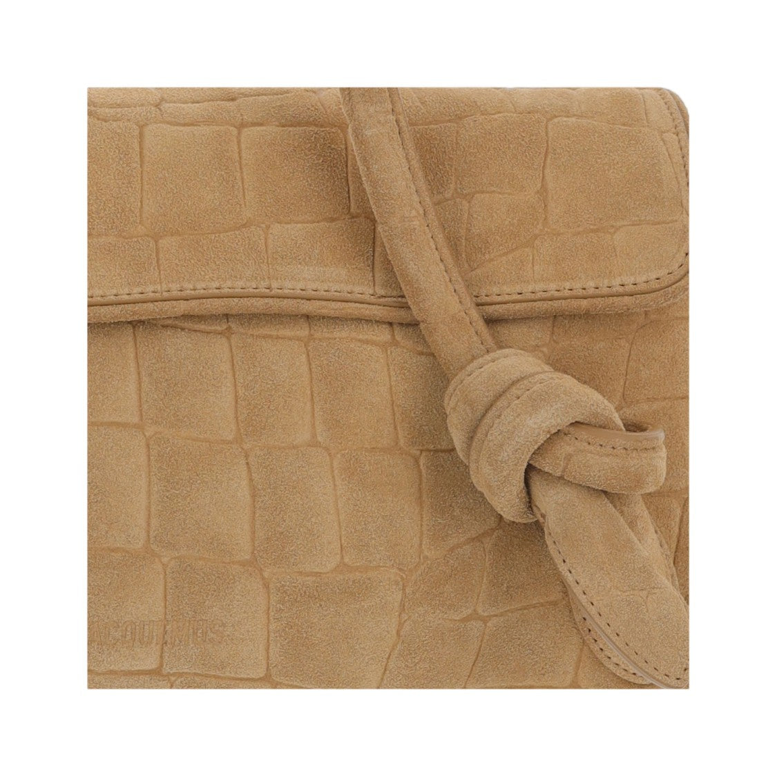 Jacquemus Embossed Animal Print Travel Bag With Adjustable Handles