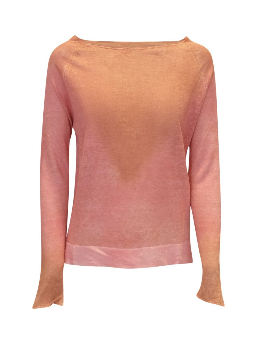 Alessandro Aste Copper Linen Nairoby Spray Art Sweater