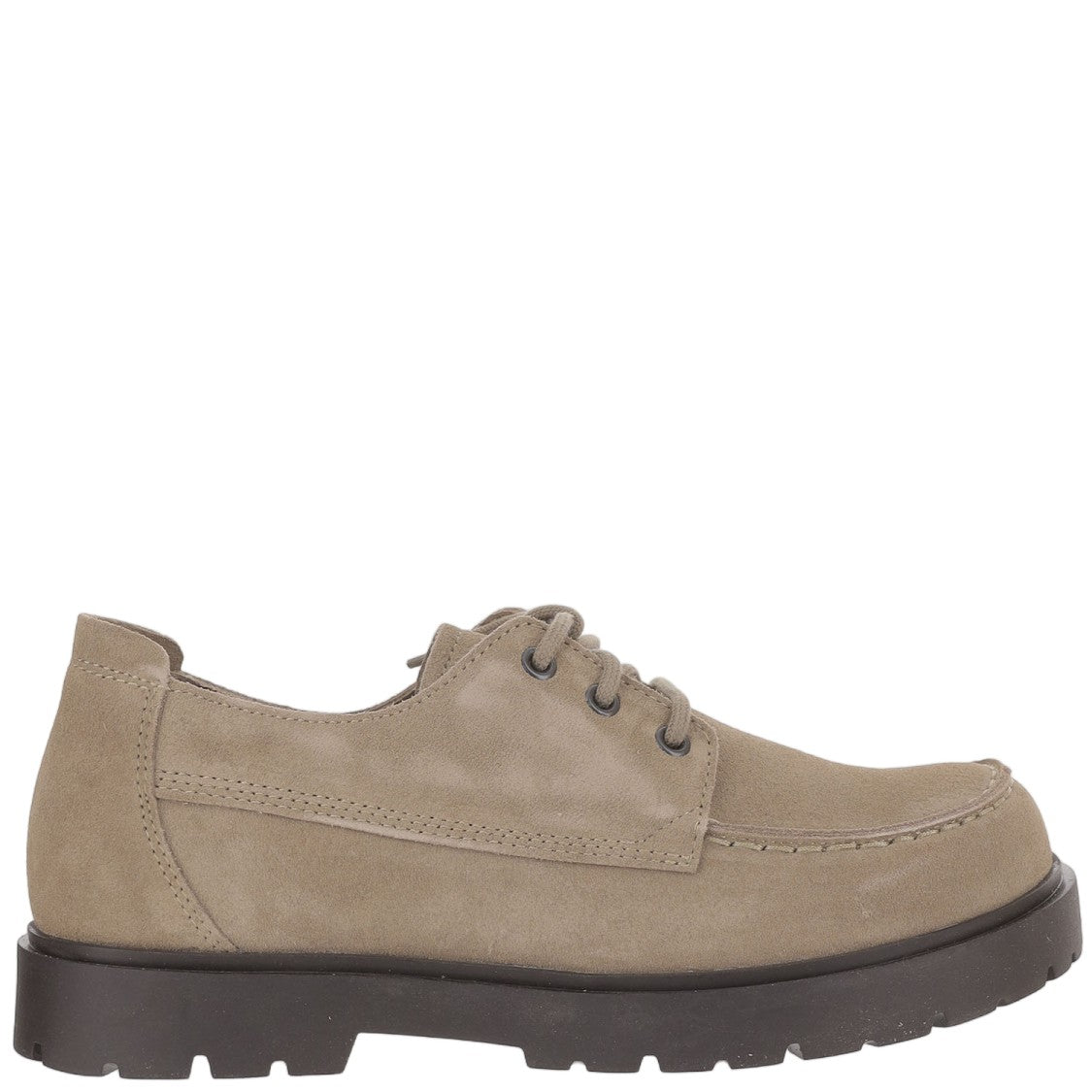 Birkenstock Low Suede Shoes With Round Toe And Anatomical Footbed