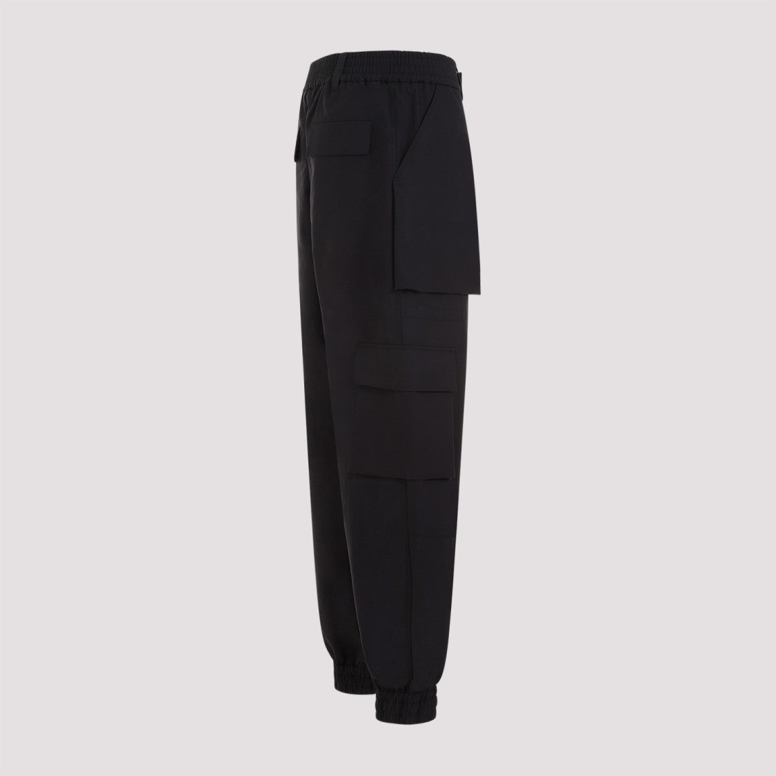 Alexander Mcqueen Black Cotton Cargo Pants