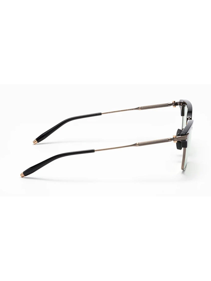 Akoni Sleek Black Optical Frames With Precise Temple Size