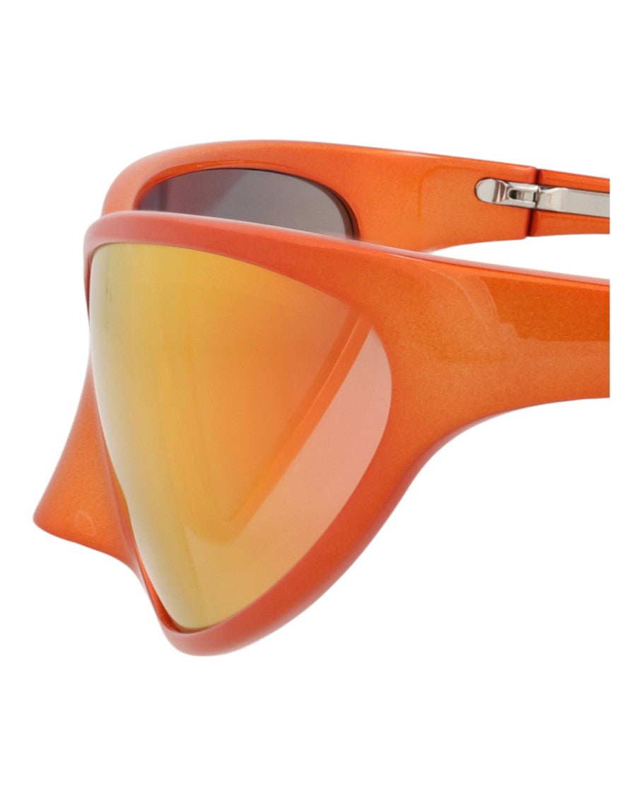 Balenciaga Shield-Frame Alluminium Sunglasses