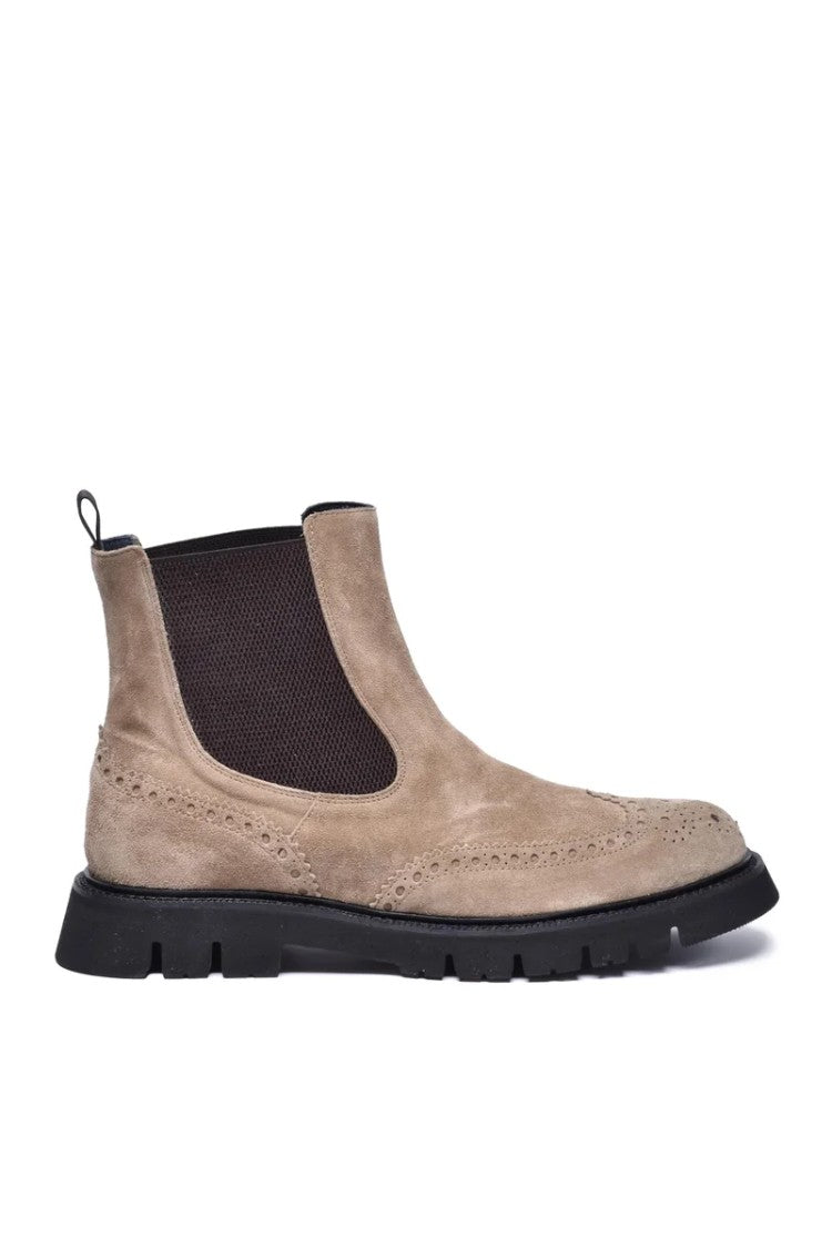 Seboy S Men's Suede Ankle Boots - Taupe