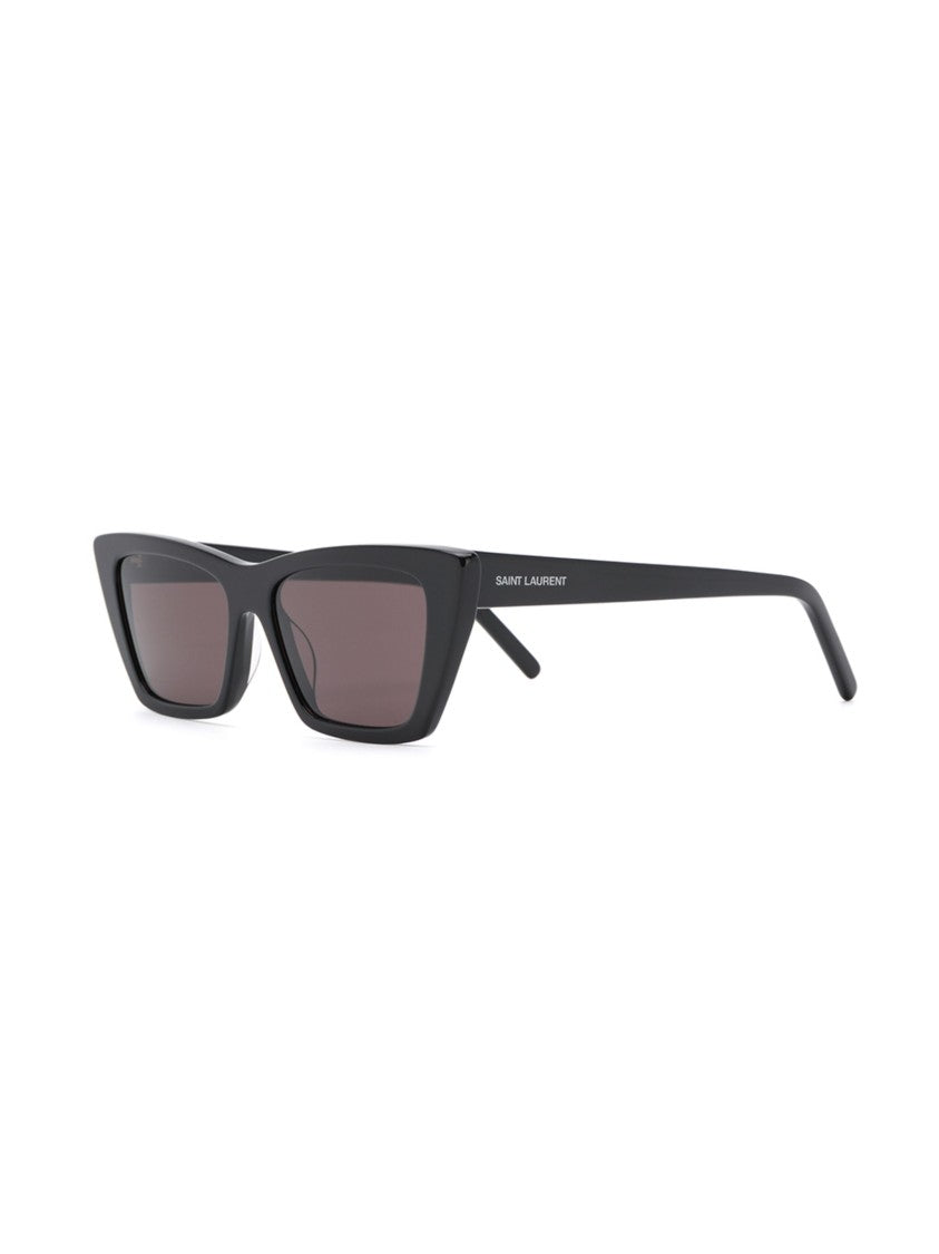 Saint Laurent Black Acetate Cat-Eye Sunglasses