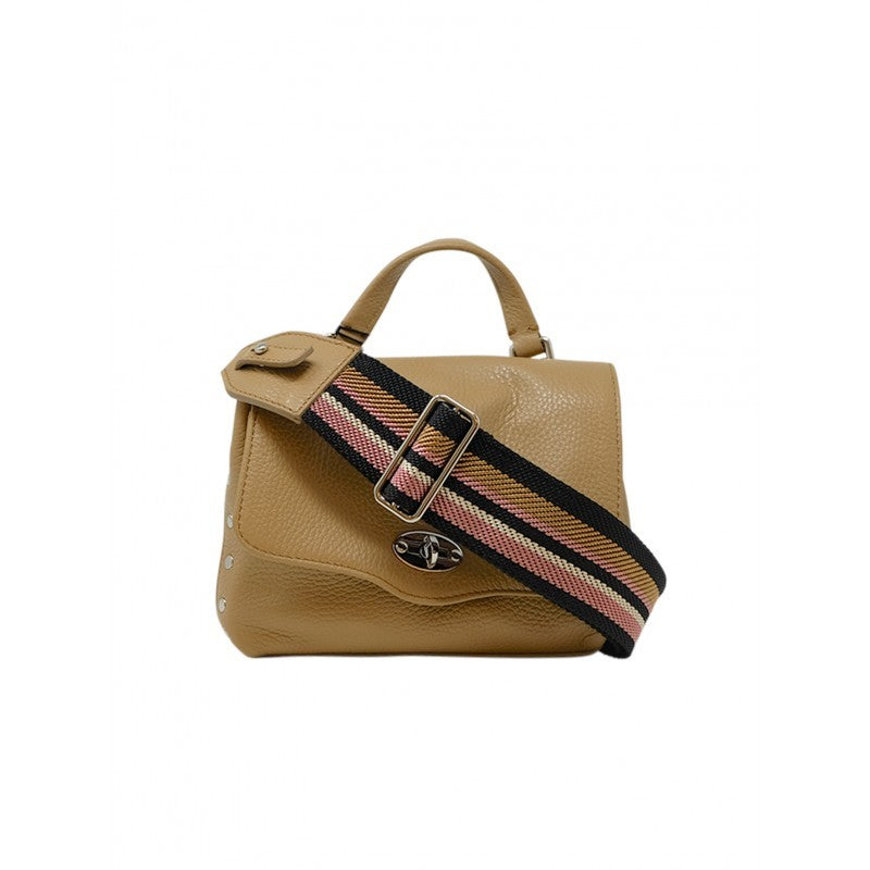 Zanellato Postina Daily Giorno Baby Cappuccino Leather Handbag
