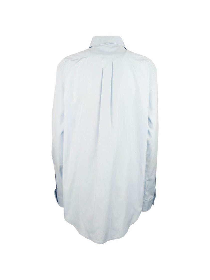 Miu Miu Poplin Straight-Fit Button-Down Shirt