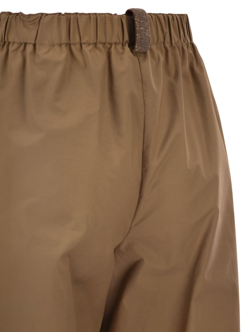 Fabiana Filippi Cotton Poplin Top With Eco-Brass Details
