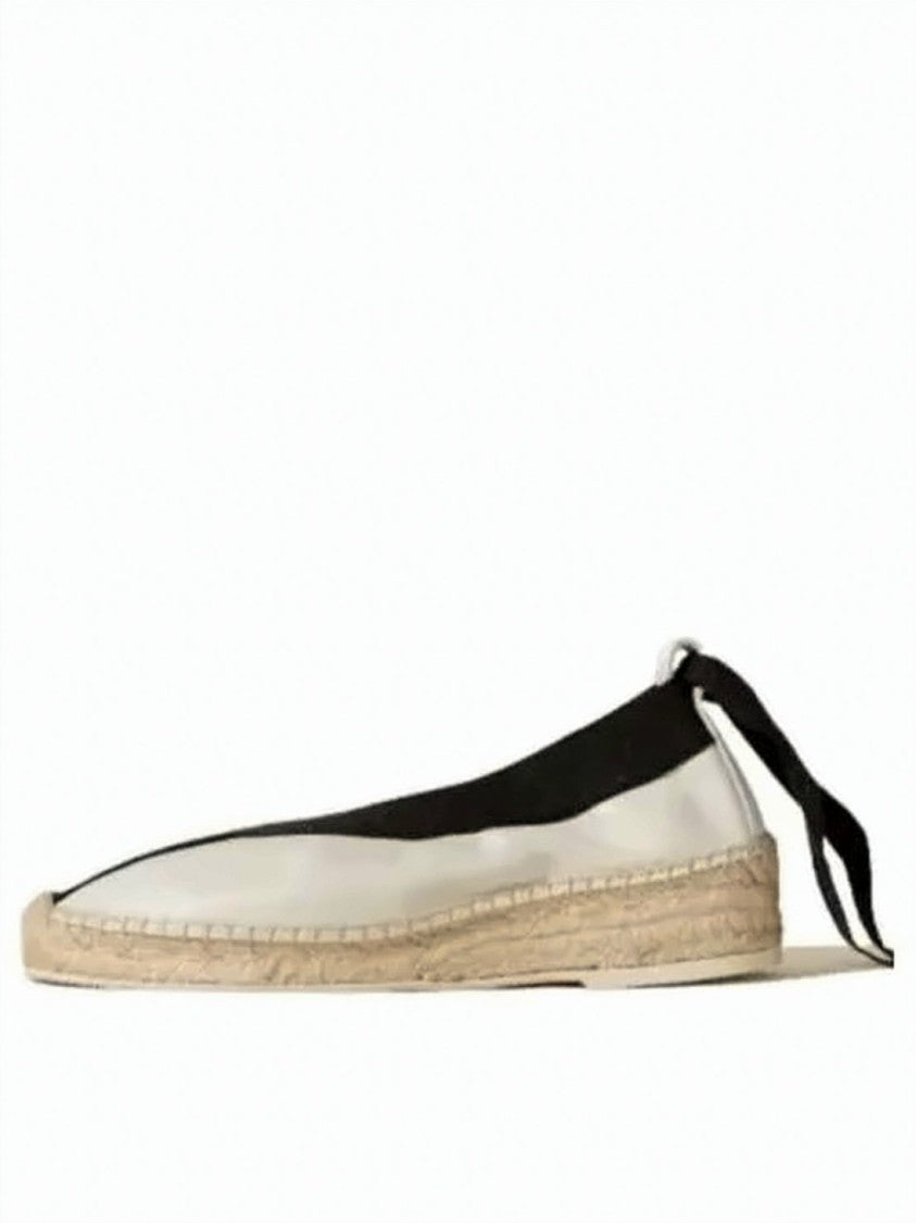 Hereu Transparent Upper Flat Shoes With Black Trim