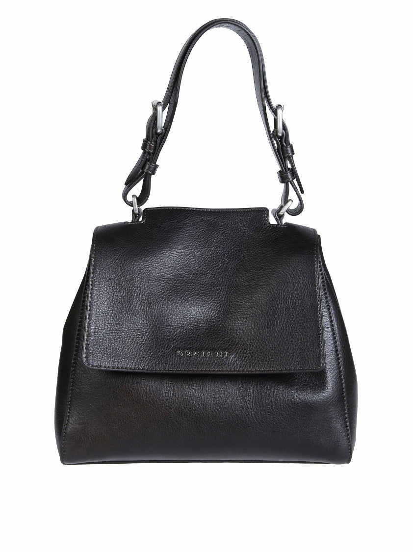 Orciani Sveva S Textured Leather Shoulder Bag