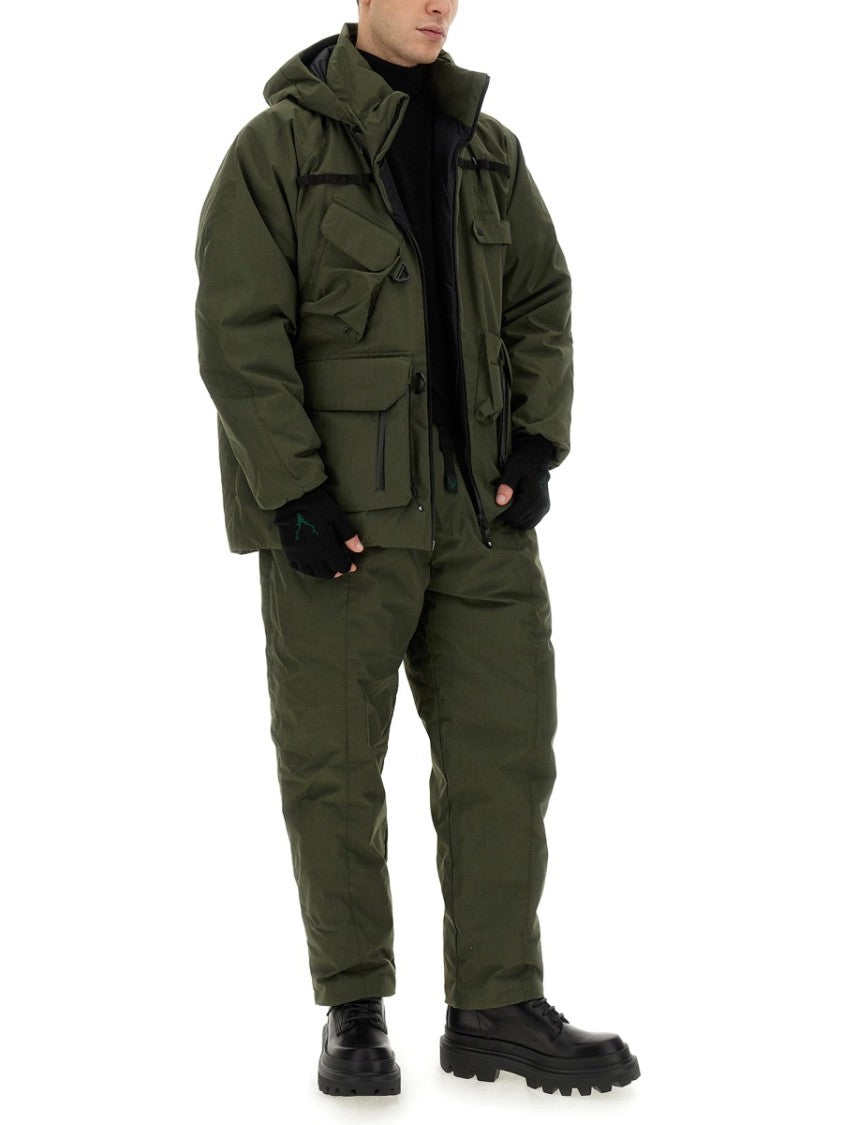 South2 West8 Functional Green Jacket With Utility Pockets