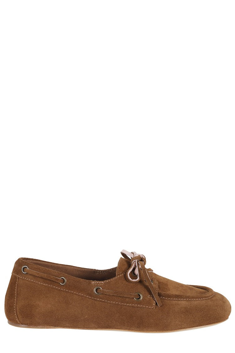 3Juin Brown Alex 005 Boat Leather Loafers
