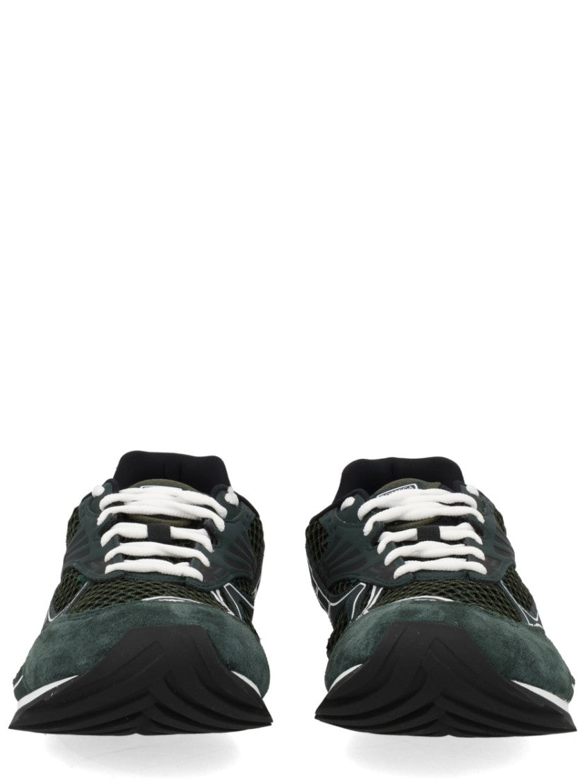 Bottega Veneta Orbit Mesh Suede Low-Profile Sneakers