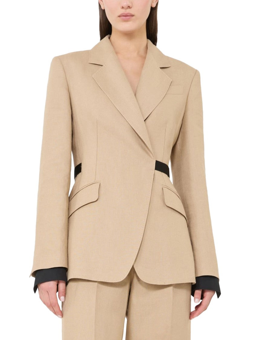 Max Mara Structured Tailored Jacket With Notched Lapel