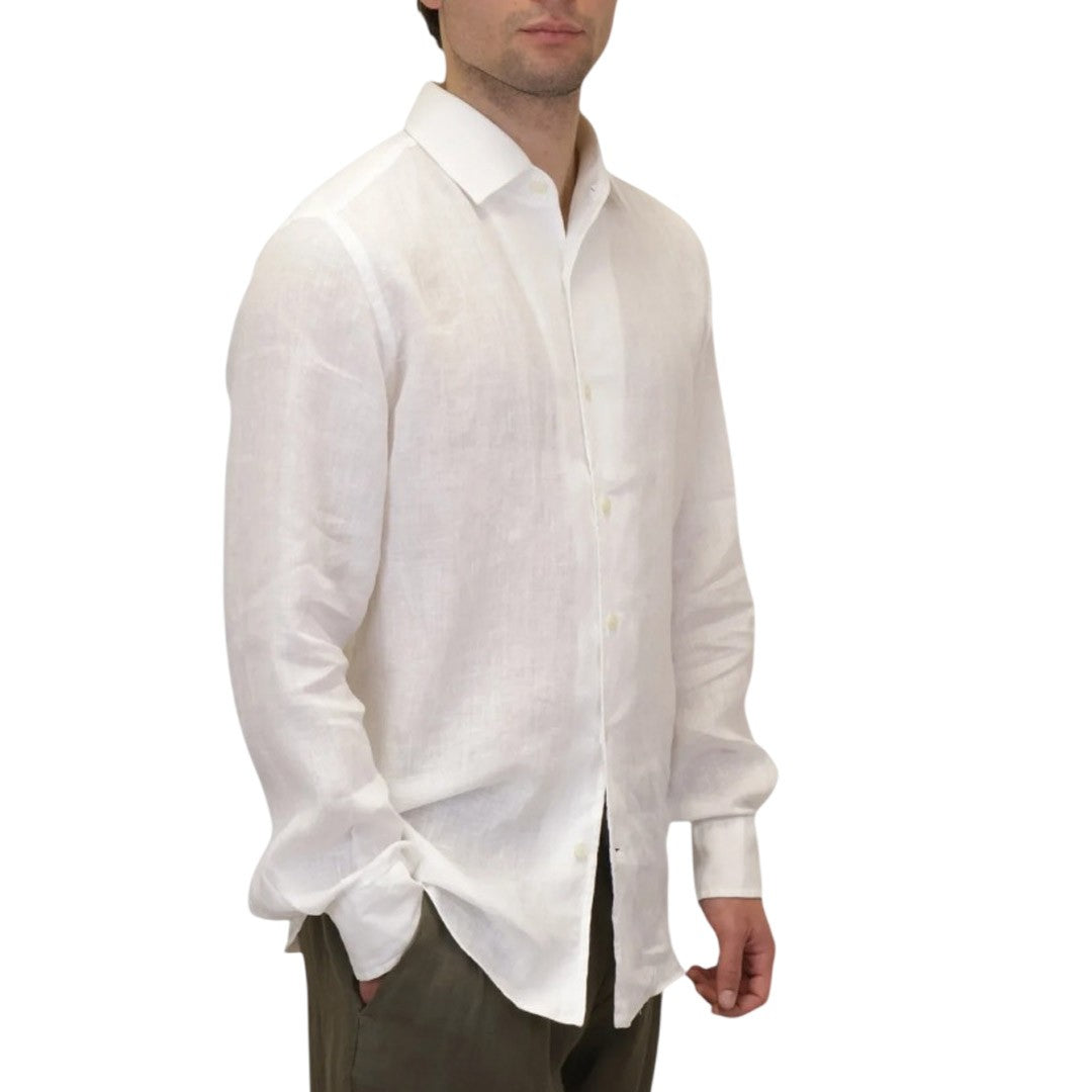 Mc2 Saint Barth Lightweight Semi-Sheer Long-Sleeve Shirt