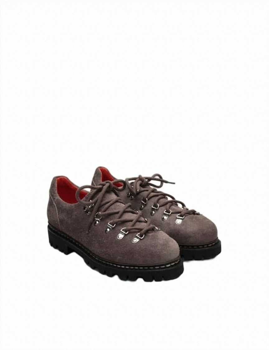 Paraboot Brown Suede Lace-Up Shoes