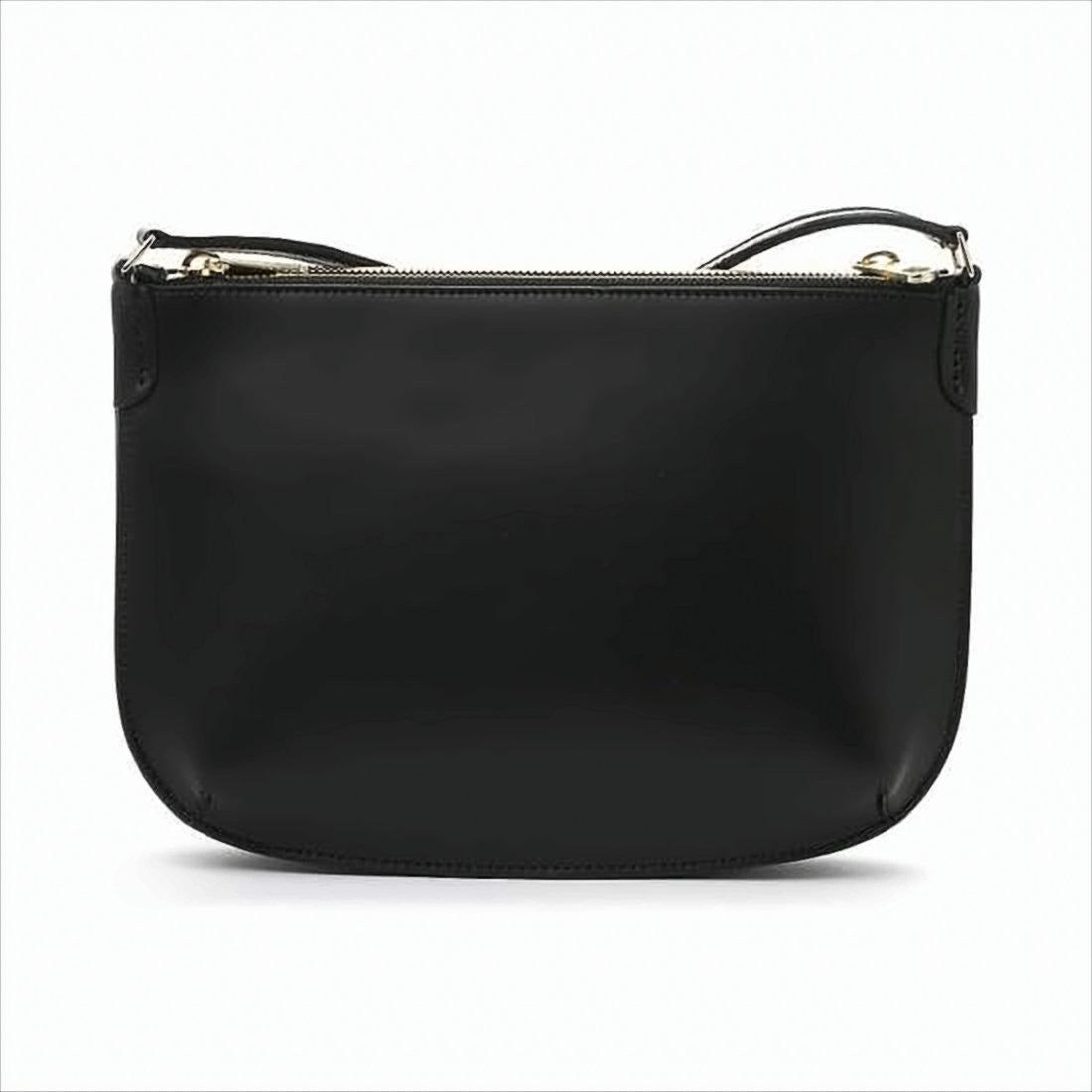 A.P.C. Smooth Leather Double Pouch Crossbody Bag