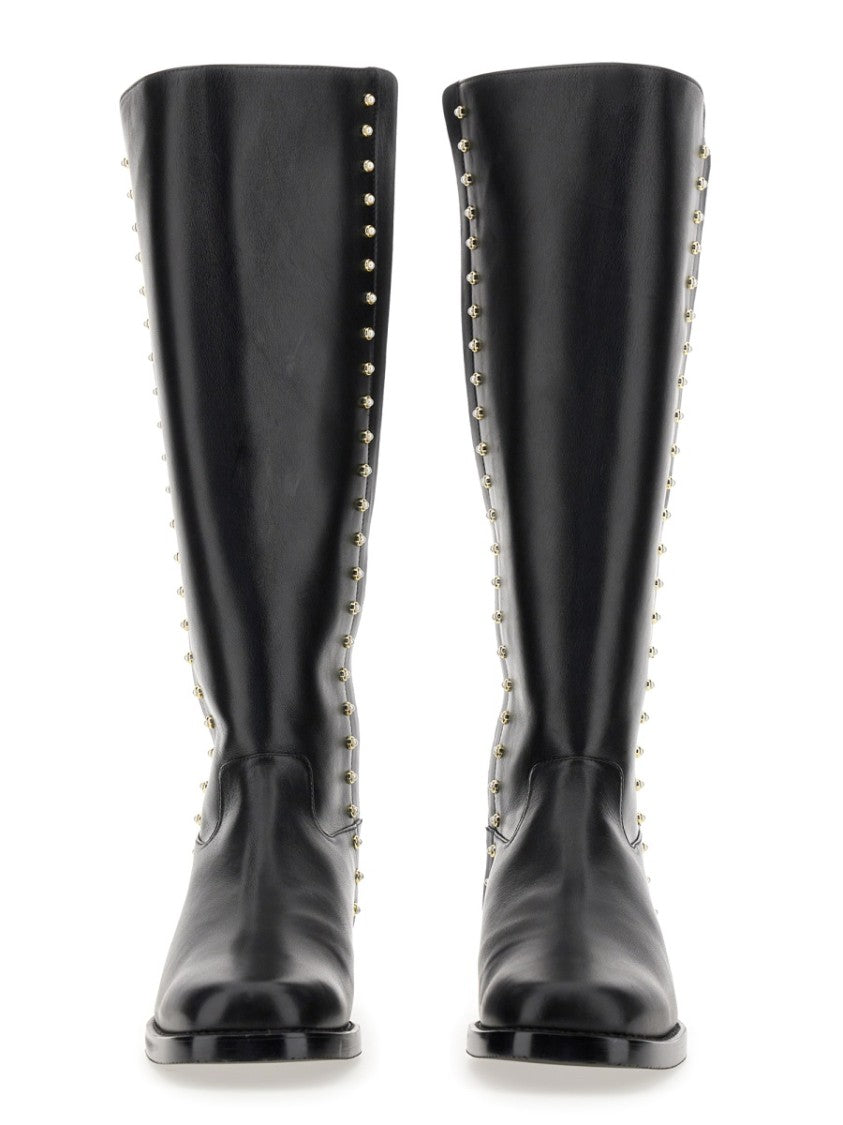 Stuart Weitzman Tall Studded Riding Boots