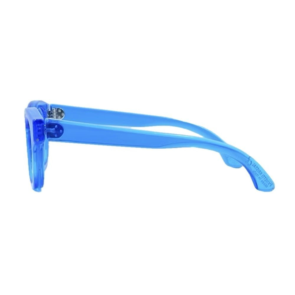 Panetti Eyewear Krystal Able Phantos-Shaped Transparent Blue Acrylic Eyewear