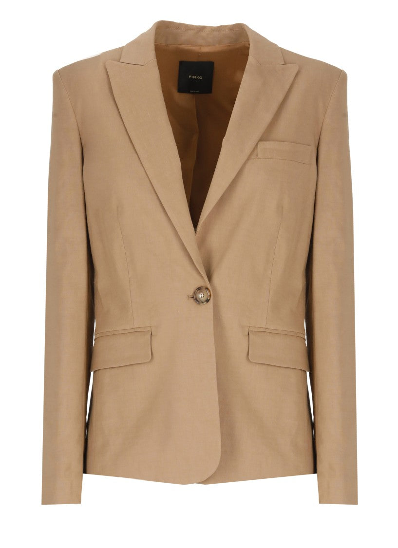 Pinko Brown Equilibrato Blazer