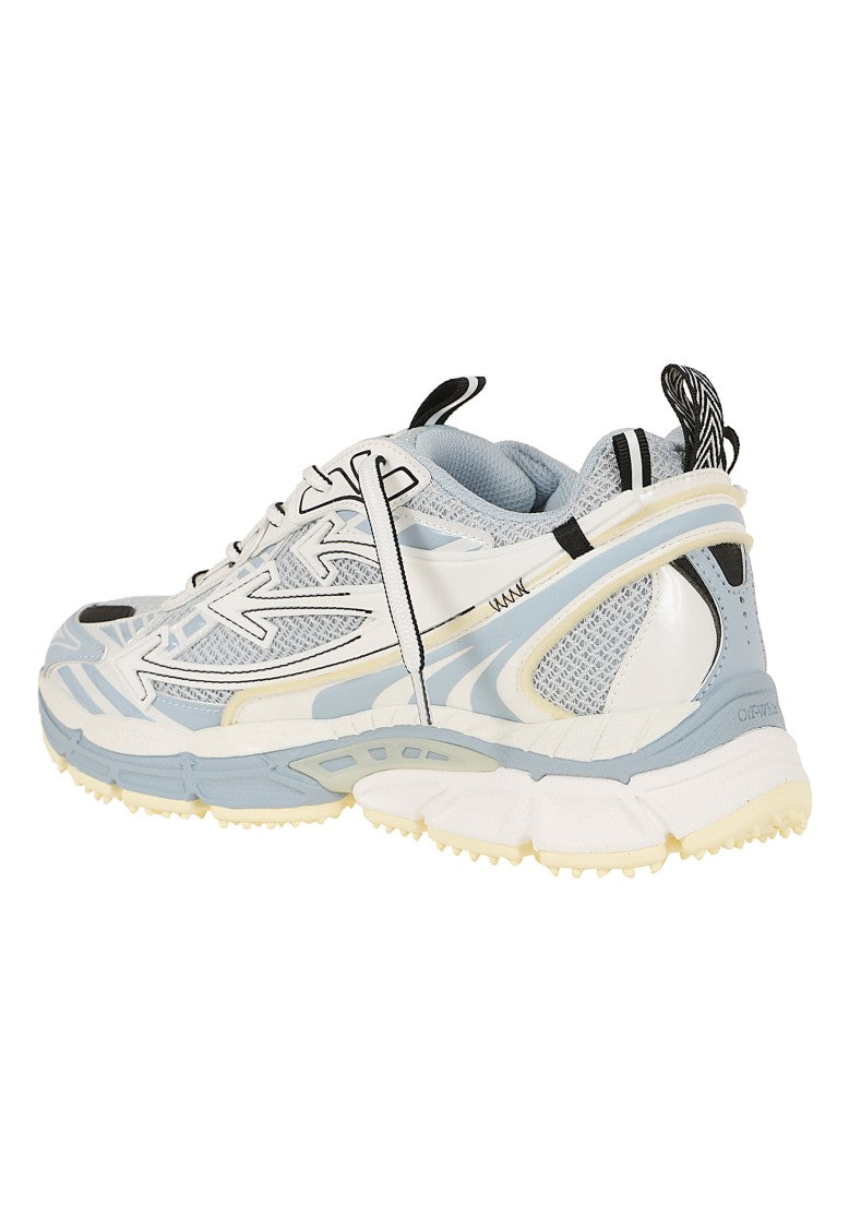 Off-White Light Grey Ow Be Right Back Sneakers