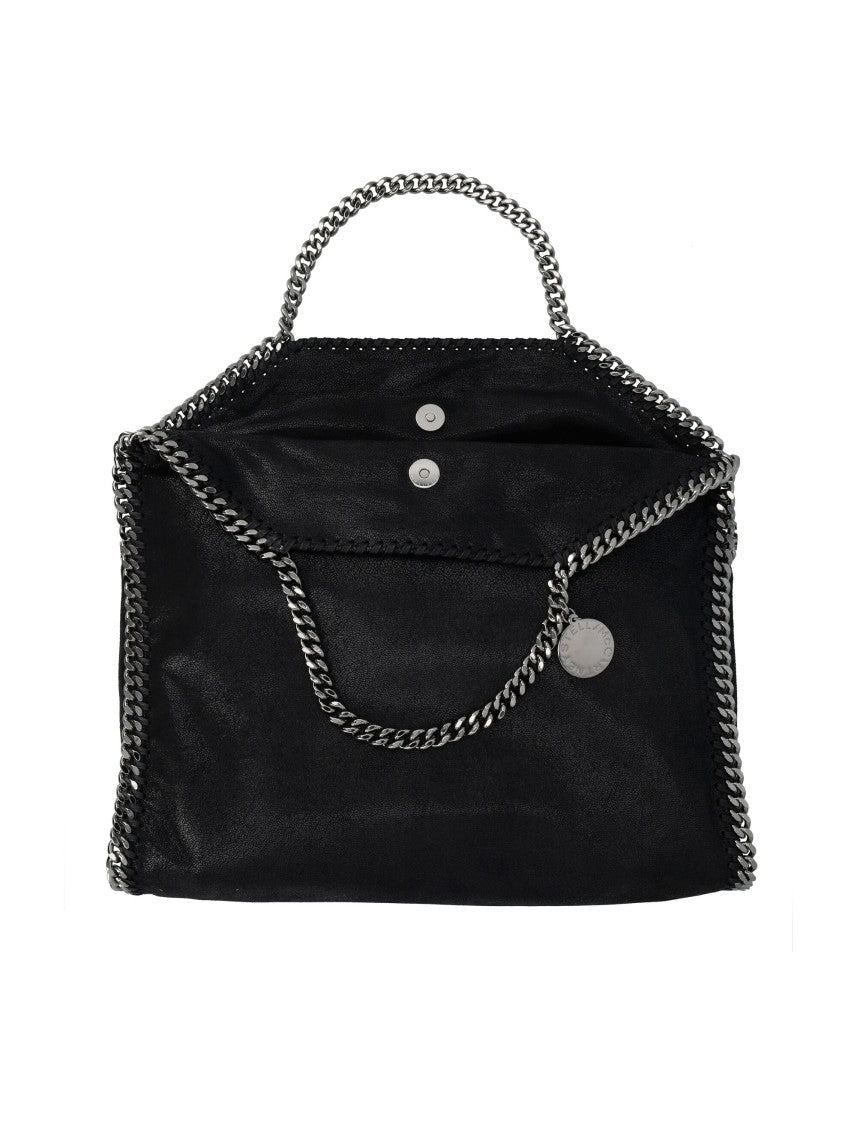 Stella Mccartney Black Falabella 3 Chain Shoulder Bag