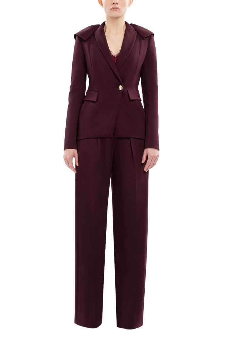 Saiid Kobeisy Ruffled Tailored Jacket