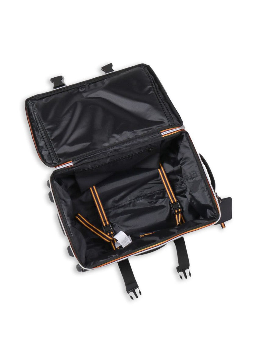 K-Way Compact Navy Blue Suitcase With Dual Handles