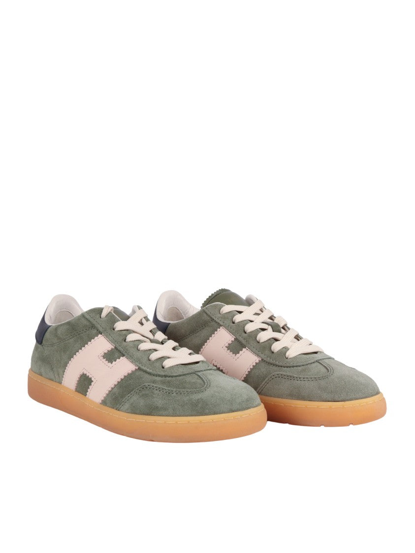 Hogan Cool Suede Contrast Logo Sneakers