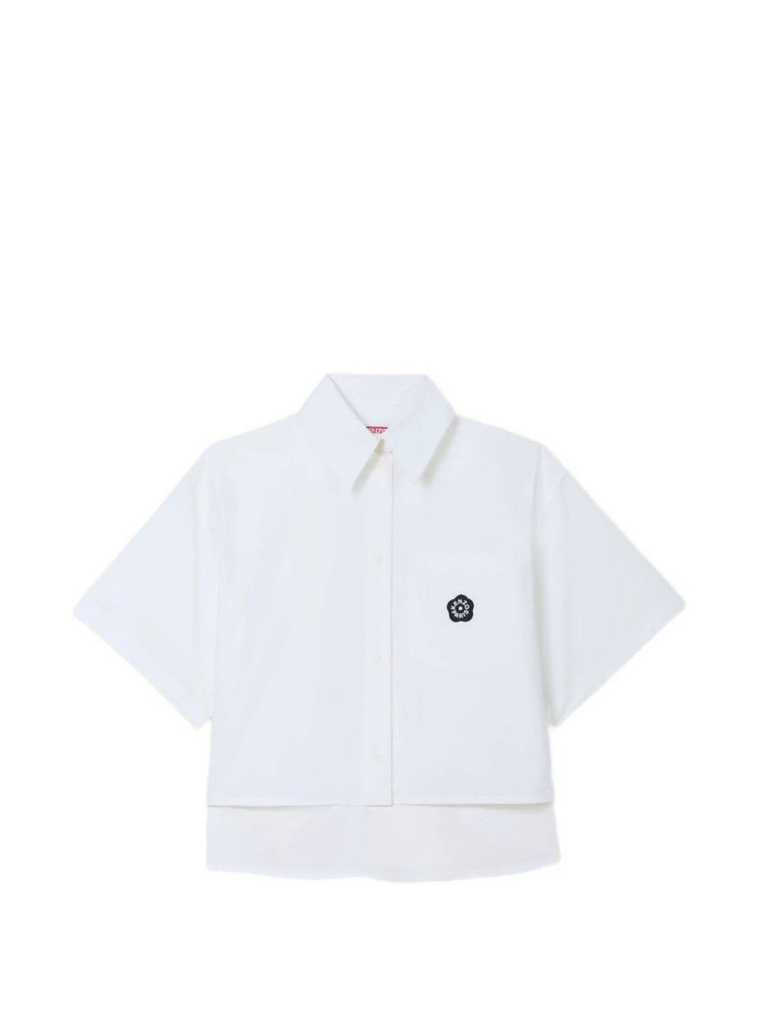 Kenzo Cropped Short-Sleeved Shirt