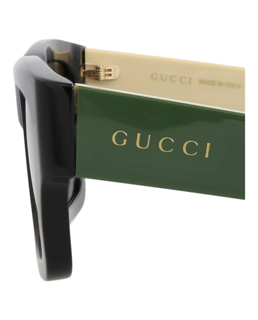 Gucci Square-Frame Recycled Acetate Sunglasses
