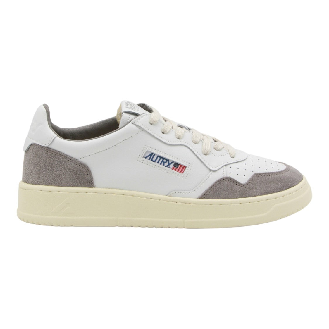 Autry Low-Top Sneakers With Suede Overlays And Logo Patch