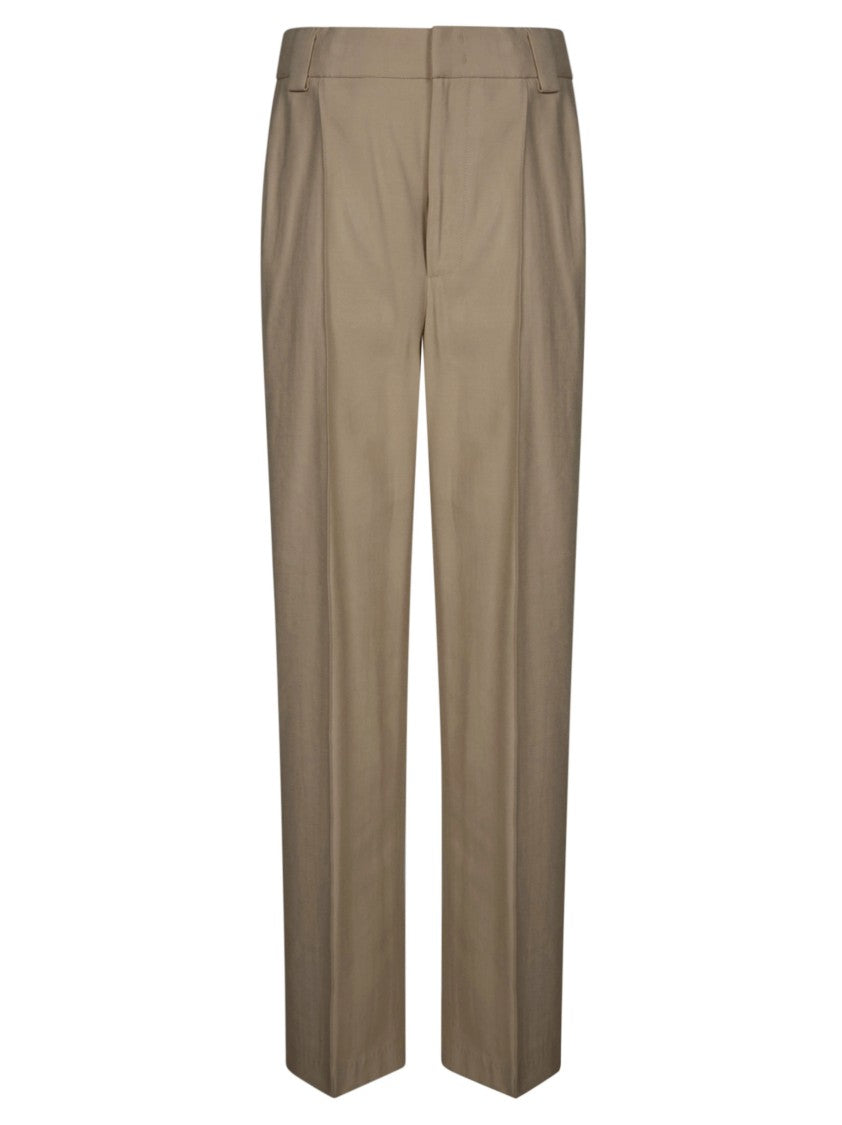 Dondup Straight Leg Smooth Tailored Trousers