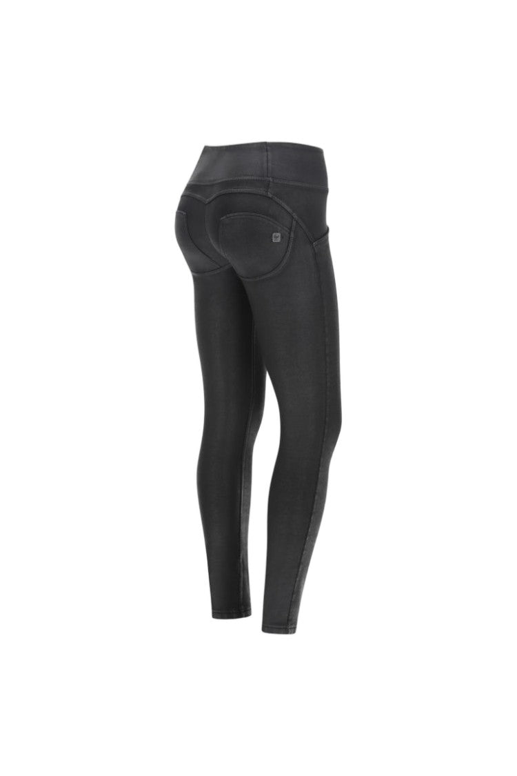 Freddy Skinny Fit Black Pants With Push-Up Effect