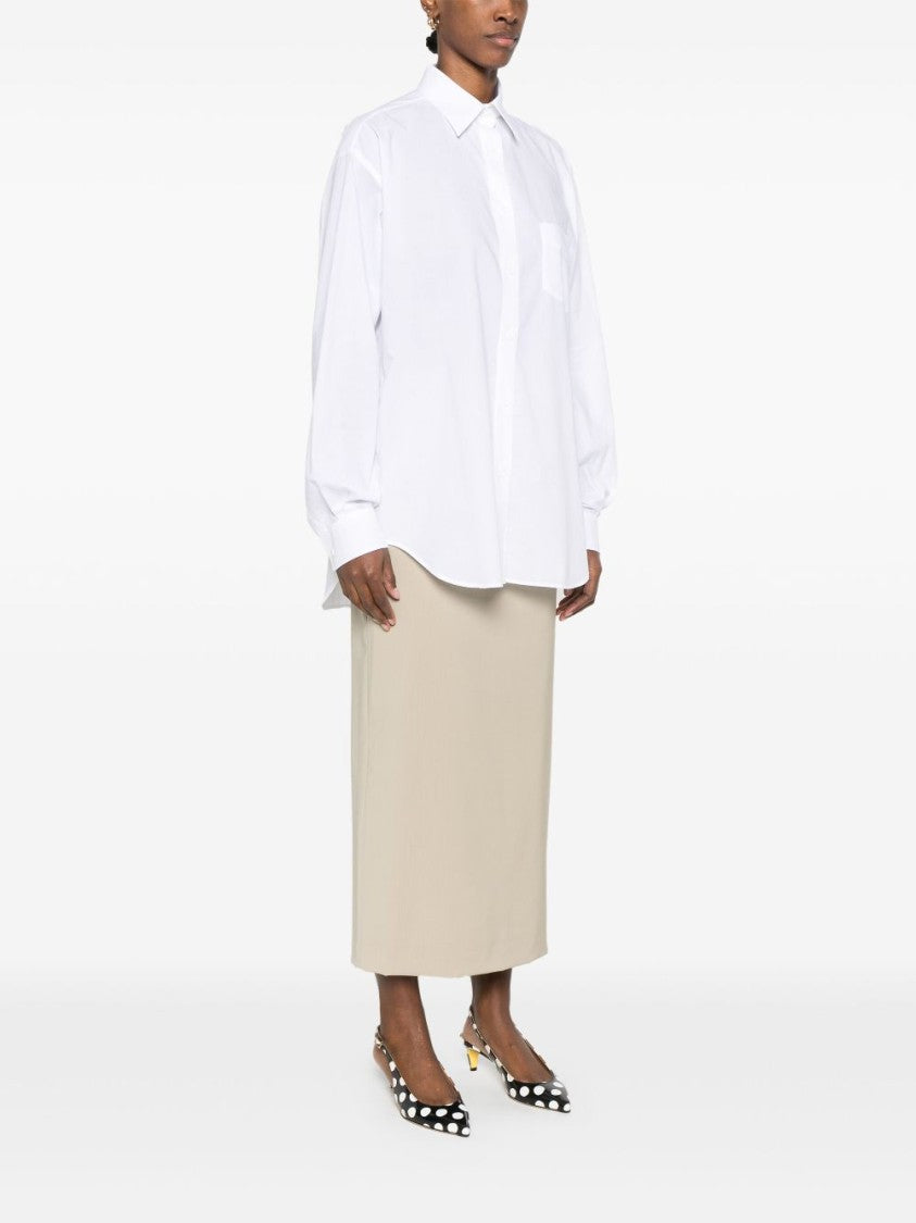 Moschino Curved Hem Shirt