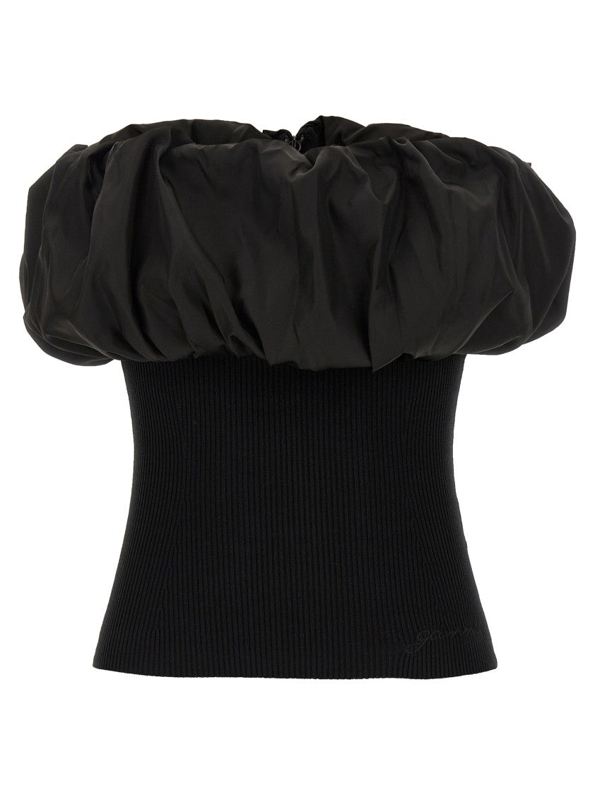 Ganni 'Melange Knit' Top