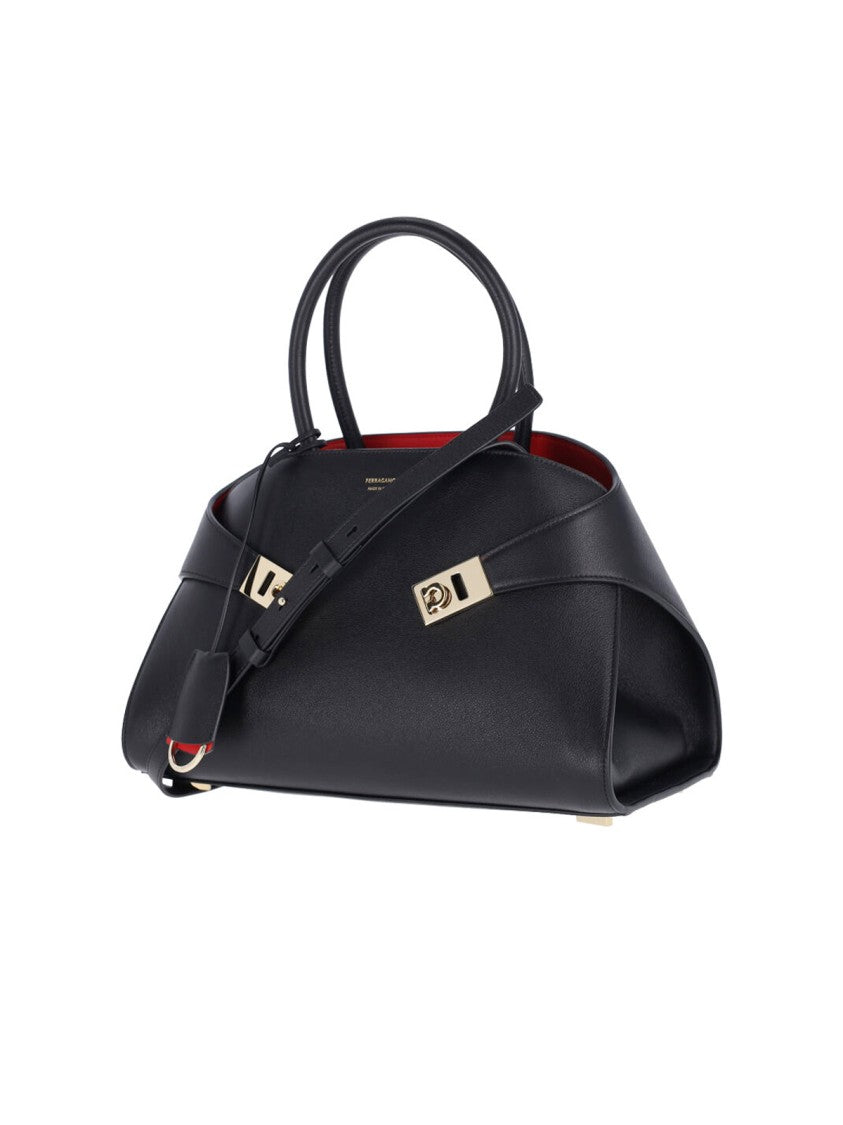 Ferragamo "Hug" Handbag – Black