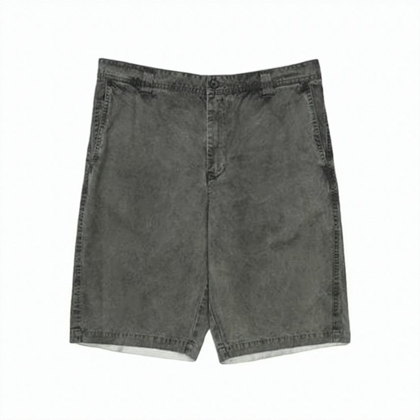 Diesel Mid-Thigh Length Grey Cotton Dom Shorts