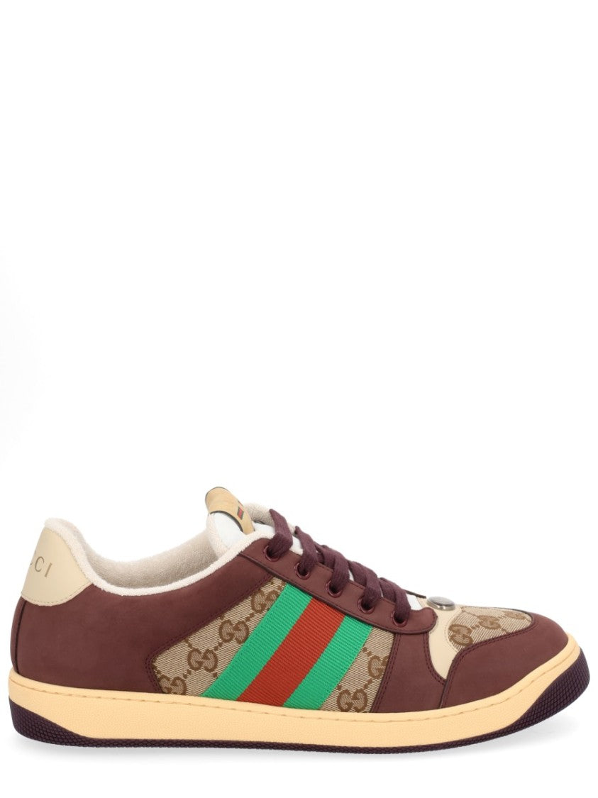 Gucci Screener Monogram Low-Top Sneakers