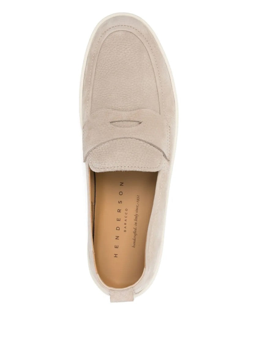 Henderson Beige Loafers With Comfortable Rubber Sole