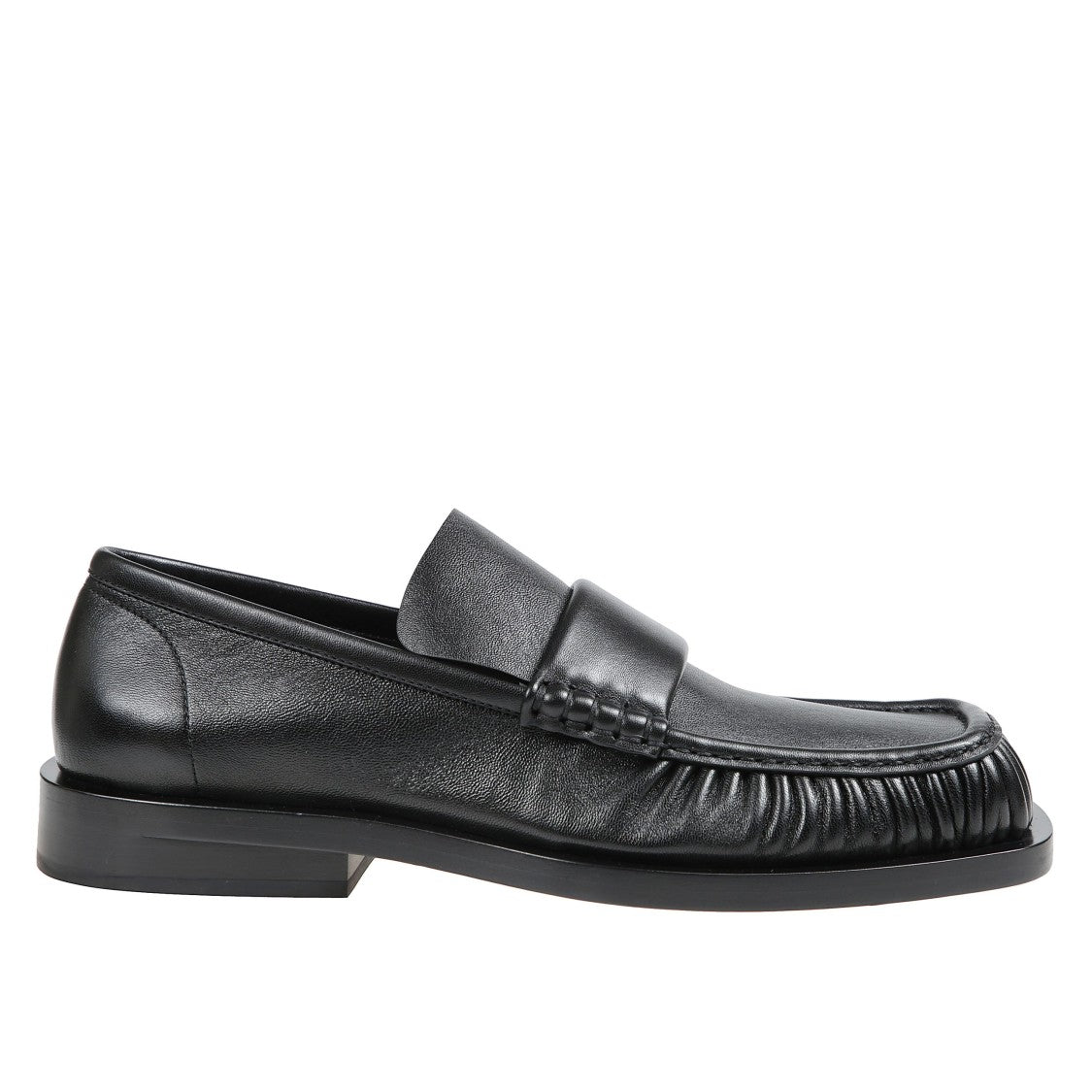 Jil Sander Minimalist Black Loafers With Refined Silhouette